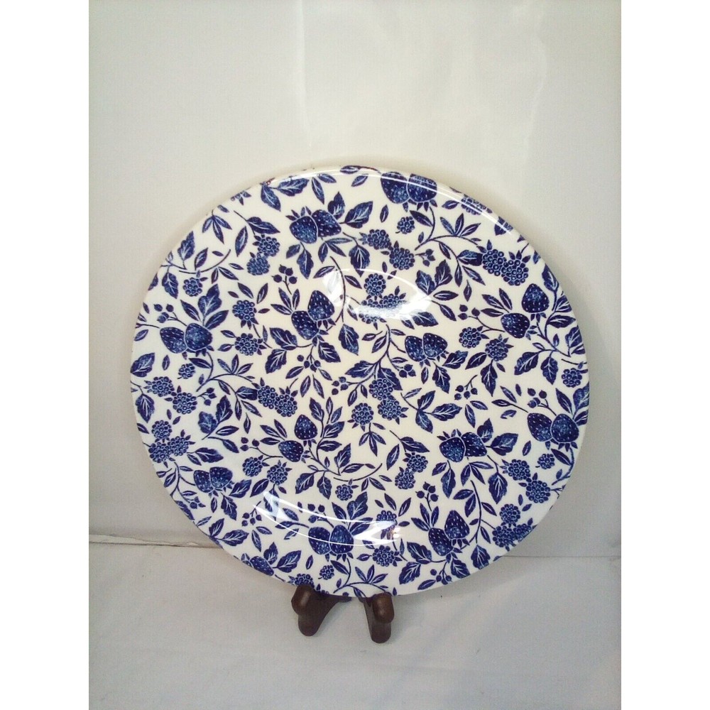 Queens,Tiverton Blue Berry Vines Ceramic Plate